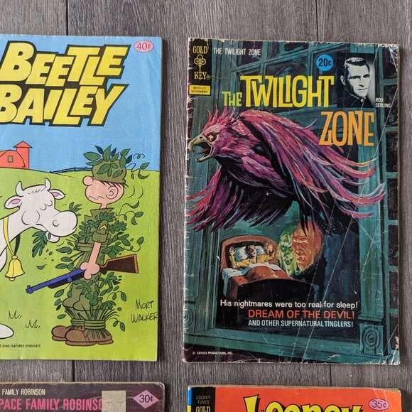 Assorted Vintage GOLD KEY Comics Lot of 10 Twilight Zone Tweety + More! - Picture 5 of 12